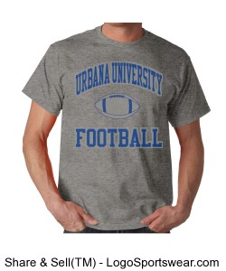 Urbana University Football T-Shirt Design Zoom