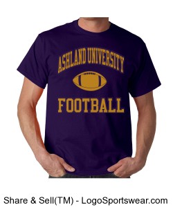 Ashland University Football T-Shirt Design Zoom