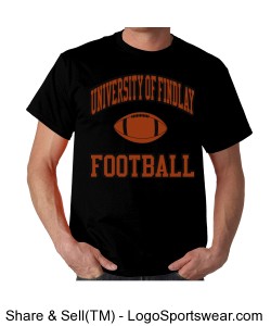 University of Findlay Football T-Shirt Design Zoom