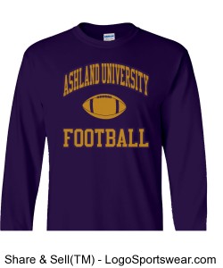 Ashland University Long Sleeve T-Shirt Design Zoom